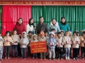 Sáng ngày 29/1/2024 cô và trò trường Mầm non Thượng Bình rất vui mừng, phấn khởi được đón nhận những món quà ấm áp yêu thương hết sức ý nghĩa dành cho các cháu học sinh để các cháu phần nào vơi đi khó khăn, ấm no đón tết. Đến thăm và tặng quà cho các cháu, có các Đ/c: 1. Đồng chí Trần Quang Minh, Ủy viên BTV Tỉnh ủy, Chủ nhiệm Ủy Ban kiểm tra Tỉnh ủy. 2. Đ/c: Triệu Quốc Lương phó chủ tịch UB mặt trận tổ Quốc tỉnh. 3. Đ/c: Đỗ Bình Định ủy viên ban thường vụ huyện ủy chỉ huy trưởng ban chỉ huy quân sự huyện. 4. Đc: Hoàng Thị Thu Hiền trưởng phòng GD&ĐT Huyện Bắc Quang Cùng các Đc lãnh đạo địa phương đã đến thăm, tặng áo ấm, sữa của “Quỹ Vì Đồng Bào’ "Đoàn Ngọc Hải"cho các cháu học sinh trường Mầm Non Thượng Bình.
